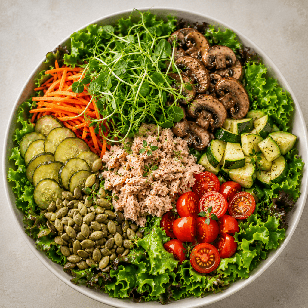 Pea Shoot Salad