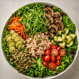Pea Shoot Salad