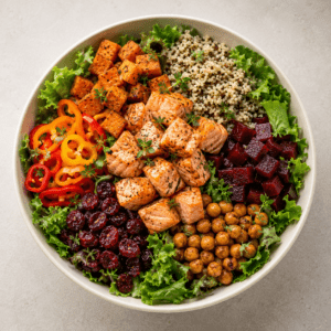 Quinoa Salmon Salad